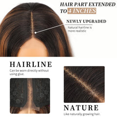 AISI HAIR upgraded lace hairline wig offers a natural hairline without glue.