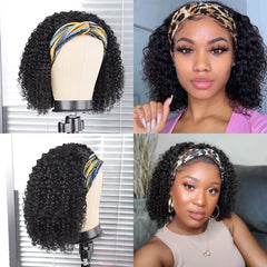 AISI QUEENS headband wig model wear demonstrates effortless style for quick daily looks.