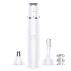 aisleek nose hair trimmer close-up shows compact travel design.