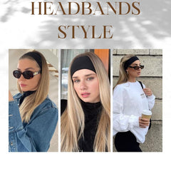 AIWLZOS wide 2-7in cotton headband provides stable fit for any active routine.