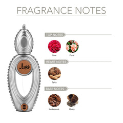 Ajmal Wisal bottle-top closeup highlights premium packaging for gifting