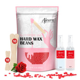 Ajoura 2lb refill wax beads in a bag, ideal for budget-friendly at-home waxing sessions.