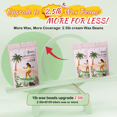 Ajoura Aloe Hard Wax Beads melting in warmer for fast waxing sessions.