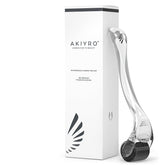 AKIYRO Derma Roller 0.30mm needle close-up aids skincare product absorption.
