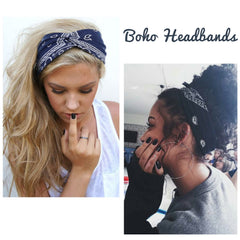 AKTVSHOW boho floral pattern headband brightens daily outfits.