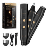 Akunbem dual-head design for body and face grooming, simplifying routines.