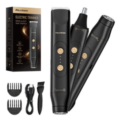 Akunbem dual-head design for body and face grooming, simplifying routines.