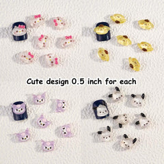 Akutoer 70 charms collection design closeup demonstrates variety with 10 per design