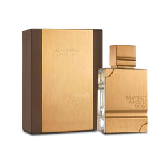 Al Haramain Amber Oud Gold Edition bottle front for daily wear.