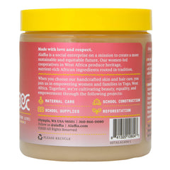 Alaffia Beautiful Curls custard applied to damp hair for even distribution