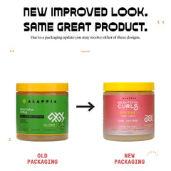 Alaffia curl custard with shea butter emphasizes nourishing moisture for elongation