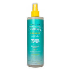 Alaffia Beautiful Curls refresher bottle for hydrated, defined curls, frizz control