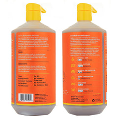 Alaffia Everyday Shea Body Wash neem extract graphic suggests nourishing daily cleanse.