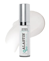 ALASTIN Restorative Skin Complex bottle on vanity for daily anti aging care