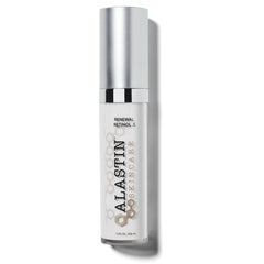 ALASTIN Skin Renewal Retinol bottle closeup shows elegant design for smoother texture.