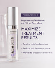 ALASTIN Regenerating Skin Nectar after procedure scene emphasizes calming comfort