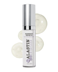 ALASTIN Regenerating Skin Nectar bottle closeup offering hydrating support for pre and post treatment skin