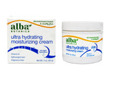 Alba Botanica Cream Moisture Jasmine Vitamin E bottle demonstrates lightweight hydration for all skin types.