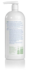 Applying Alba Botanica Daily Moisturizing Body Lotion on skin for quick, non-greasy absorption.