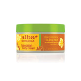 Alba Botanica Kukui Nut Body Cream front view with 2-pack for hydrated skin
