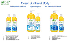 Hair ends appear smoother after using Alba Botanica Ocean Surf