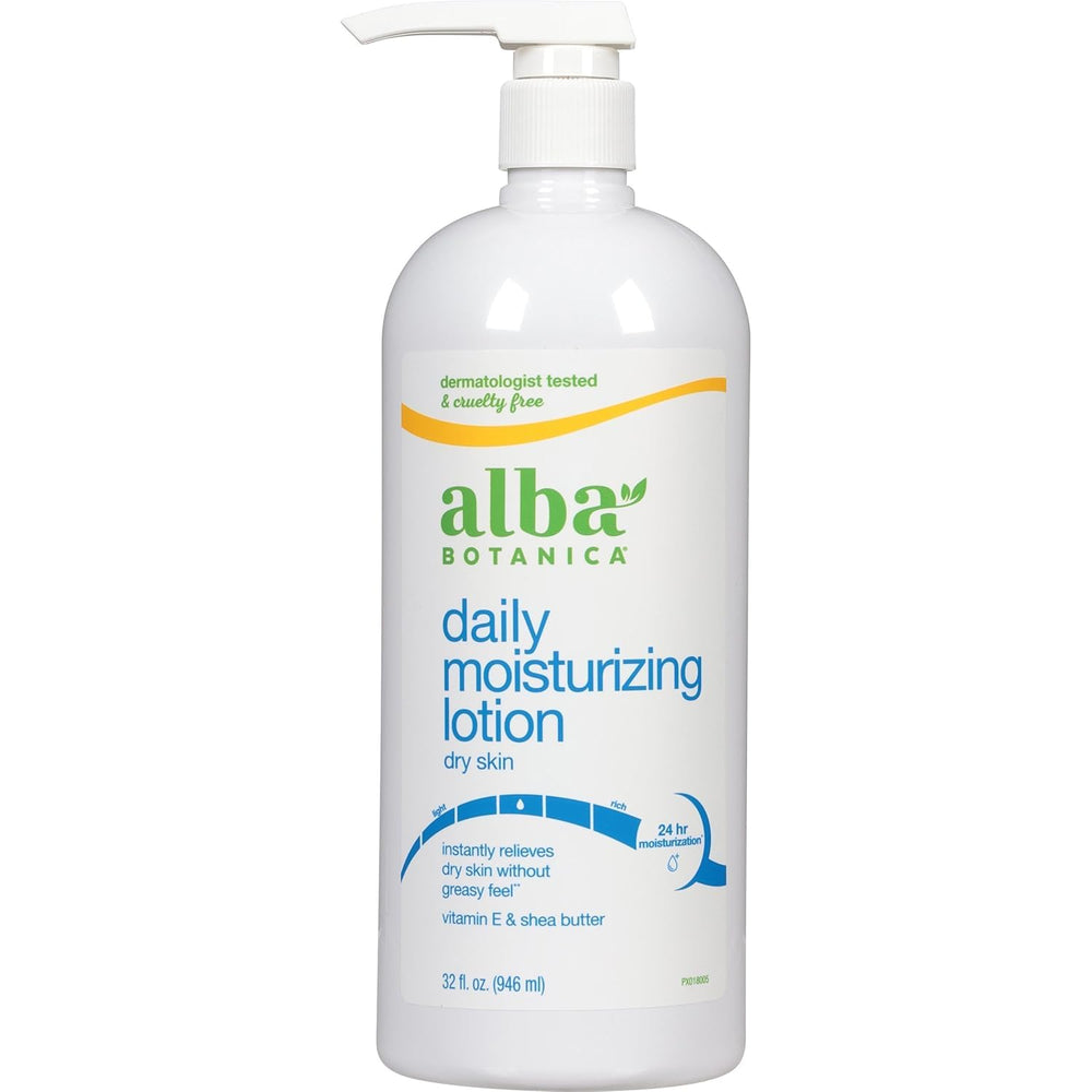 Alba Botanica Very Emollient Maximum bottle delivering long-lasting hydration.