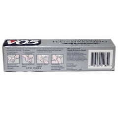 Alberto VO5 conditioning application in hand demonstrates easy distribution and quick absorption.