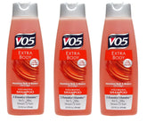 Alberto VO5 Extra Body Volumizing Shampoo bottle front view for fuller-looking hair.