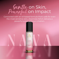 ALCEMÍSTÉ travel-size perfume rollerball enables quick touch-ups during travel.