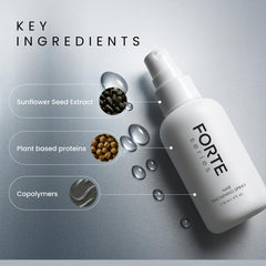 Alex Costa Forte Series texture-pump closeup illustrating easy dispensing