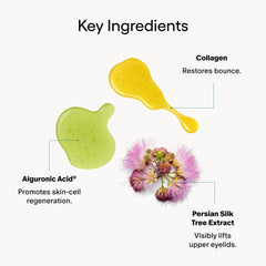 Algenist GENIUS Ultimate Eye Cream packaging highlighting vegan, clean skincare principles.