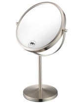 ALHAKIN 10x magnifying makeup mirror close-up view for precise makeup tasks