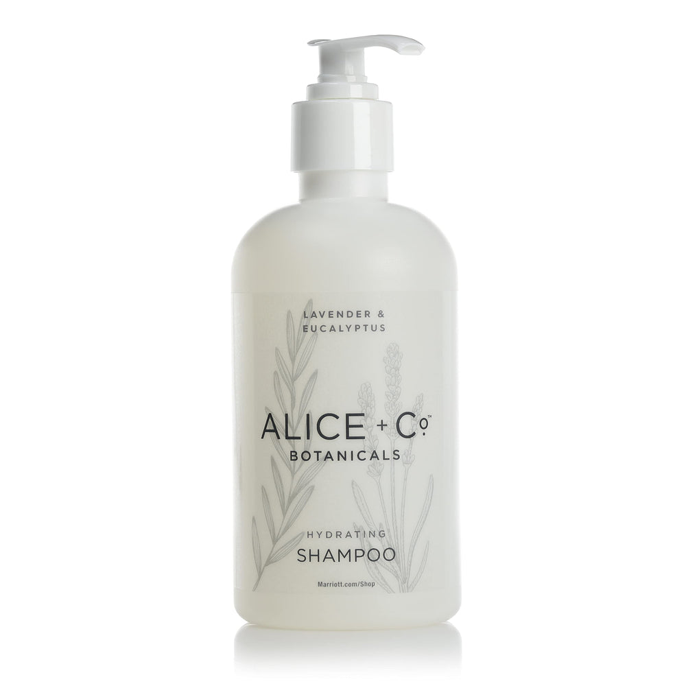 Alice + Co. lavender-eucalyptus bottle provides spa-like cleanse with refreshing scent.