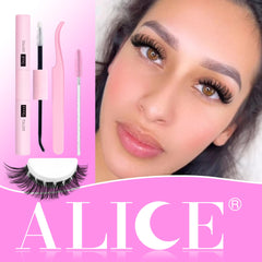 ALICE DIY Eyelash Extension Kit includes lash bond and seal for durable long-wearing results.