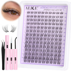 ALICE Lash Clusters Kit natural wispy lashes for everyday look