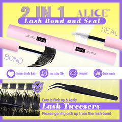 ALICE Thick Lash Clusters Kit newbie-friendly application for flawless results.