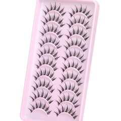ALICROWN HAIR Manga Lashes synthetic-fiber texture offers lightweight all-day comfort.