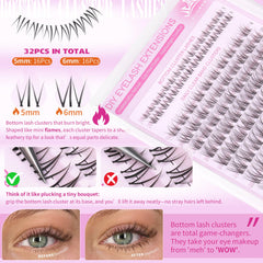 ALICROWN HAIR soft feather-weight lashes offer comfortable all-day wear.