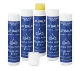 ALIDA PURE fragrance-free lip balm tubes pack—vegan hydration for dry lips.