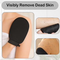 Alifecxwwy Deep Exfoliating Glove close-up texture for dead-skin removal