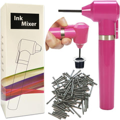 Aliwood tattoo ink mixer front view shows compact, portable design for quick pigment blending.