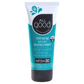 All Good Sunscreen Sport Lotion front view showing SPF 30+ protection for active days.