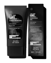 Allies of Skin sunscreen bottle closeup showing lightweight protection