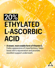 Allies of Skin orange extract complex illustration highlights citrus-derived actives supporting even tone.