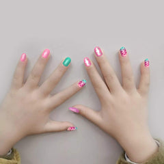 Allstarry full-cover nails provide durable, comfortable wear for young nail art beginners.