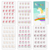 Allstarry nails press-on French kids flowers collection close-up showing colorful tips for easy DIY nail art