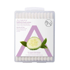 Almay Eye Makeup Remover Stick closeup highlighting gentle, oil-free cleansing action.