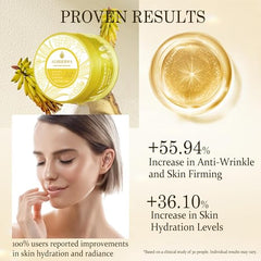 Aloderma 24K gold leaf detail on skin shimmer.