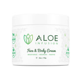 Aloe Infusion face cream tube delivering deep hydration for dry skin.