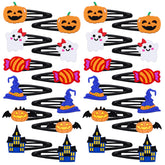 Alomois Halloween hair clips pack adds festive flair for school or party styling.